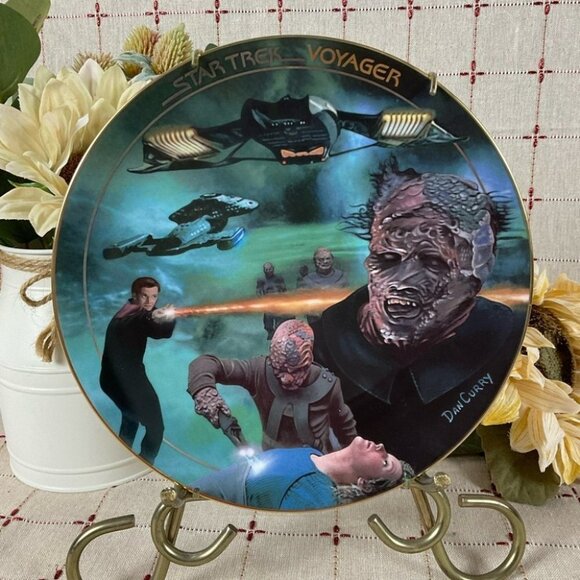 The Hamilton Collection Star Trek Voyager 1996 The Vidiians Collectors Plate - Picture 2 of 4
